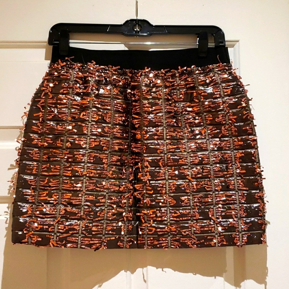 Brand New! J Crew Collection Tinsel mini skirt Size 2 - Picture 2 of 8